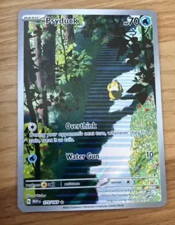 🔥Pokemon Psyduck 175/165 Illustration Rare Full Art Holo 151 2023🔥 - Image 1