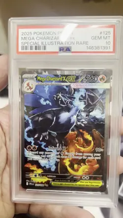 Mega Charizard X Ex 125/094 Phantasmal Flames PSA 10 Gem Mint Pokemon - Image 2