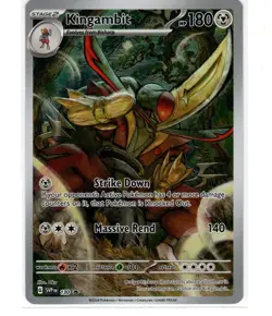 KINGAMBIT 130 PROMO SCARLET & VIOLET POKEMON HOLO NM - Image 1