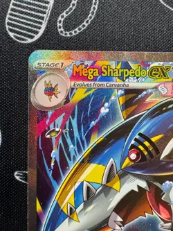 Mega Sharpedo EX 127/094 Pokemon TCG Phantasmal Flames Special Illustration Rare - Image 2