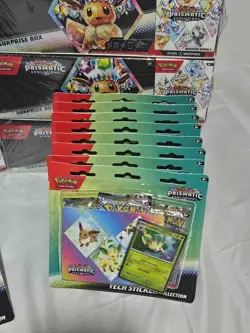 Pokemon TCG Prismatic Evolutions New/Sealed! Huge Loot. Over 200 Pack lot!! - Image 5