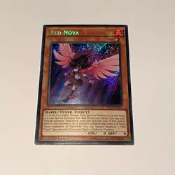 Yugioh - Red Nova - DRL3 EN017 - Secret Rare 1st Edition - Image 1