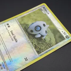 Aron 71/123 Mysterious Treasures Reverse Holo Vintage Pokemon TCG Yuka Morii - Image 4