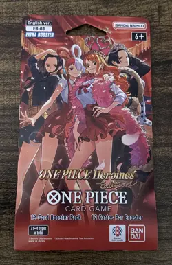 One Piece EB-03 Heroines Edition Sleeved Booster Pack New Factory Sealed - Image 1
