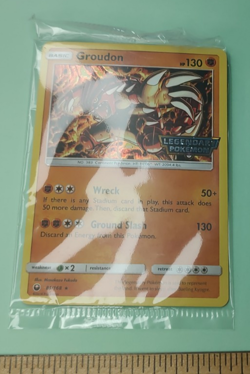 Pokemon Sealed Groudon 81/168 Legendary GameStop Exclusive Promo Card TCG - Image 1