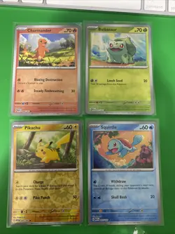 Costco 151 Mini Tin Promo Cards - 4× Cosmo Reverse Holo Card Set - Pokemon TCG! - Image 1