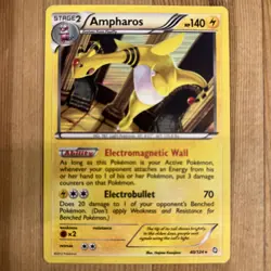 Ampharos - Holo Rare - 40/124 - Dragons Exalted BW 2012 - Pokemon Card - NM - Image 1