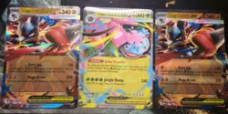 Pokemon TCG Jumbo Card Bundle X15 English NM Victini Pikachu Vmax Morpeko - Image 4