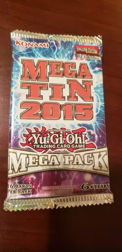 Yu-Gi-Oh! 2015 Mega Tin Mega Booster Pack 1st Edition Konami YuGiOh 16 cards NEW - Image 1