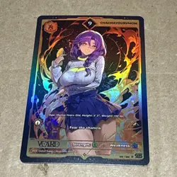 ChaChaYourVMom 9 Holo 1st Edition Awakened Worlds Card GamerSupps VCard 138/250 - Image 1