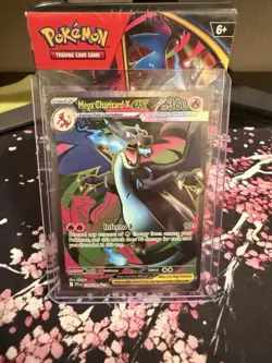 Pokemon Mega Charizard X EX Ultra Rare Me02 109/094 Holo Card 360 HP - Image 1