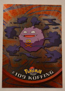 2000 Topps Pokemon TV #109 Koffing Holo Foil Card - Image 1