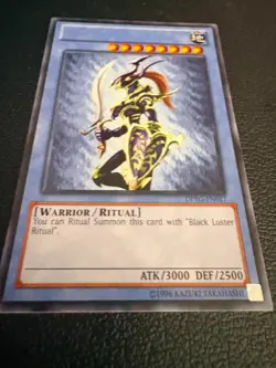 Yugioh Black luster Soldier Misprint missing card name - Image 1
