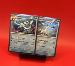Prismatic Evolutions Lot Set X8 Cards Pokemon TCG All Cosmo Holo Eeveelutions - Image 3