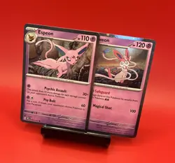 Prismatic Evolutions Lot Set X8 Cards Pokemon TCG All Cosmo Holo Eeveelutions - Image 4