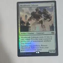 Metalwork Colossus 222: Artifact Creature 10/10 Foil Kaladesh MTG Card - Image 1