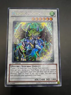 YUGIOH PSYCHIC NIGHTMARE SECRET RARE 1ST NM DREV-EN085 - Image 1