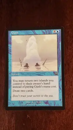 Gush Mercadian Masques MM EX/LP 82/350 MTG Magic the Gathering Instant Common - Image 1