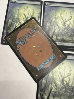 4x Forest 266 ONE MTG ART LAND M/NM Phyrexia (Alayna Danner) Regular / non-foil - Image 3