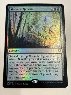 MTG Majestic Genesis #240 FOIL Battle for Baldur's Gate Mint - Image 1
