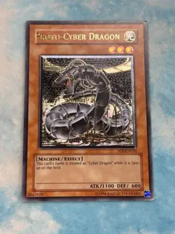 YUGIOH PROTO-CYBER DRAGON ULTIMATE RARE EXCELLENT SOI-EN010 - Image 1