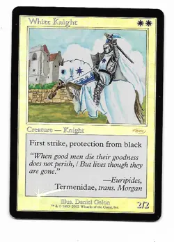 Magic WHITE KNIGHT DCI Foil from Factory envelope Mint - Image 1