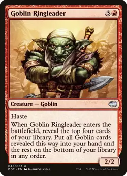 1x Goblin Ringleader - NM/LP - Duel Deck - SPARROW MAGIC - Image 1