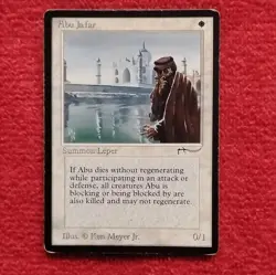 Magic: The Gathering Abu Ja'far Creature Arabian Nights White Regular - Image 1