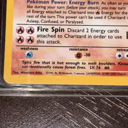 Pokemon TCG Charizard Base Set 2 Holo Card 4/130- Mint - Image 5