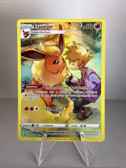 Pokemon TCG- Flareon Tg01/Tg30 Ultra Rare Full Art- Brilliant Stars - Image 1