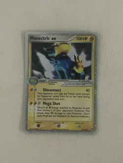 2005 Pokemon, EX Deoxys, #101/107 Manectric ex, Holo Ultra Rare - Image 1