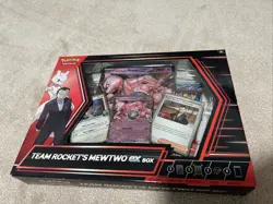 Pokemon TCG Cards Team Rocket's Mewtwo Ex Box New Sealed - Image 1