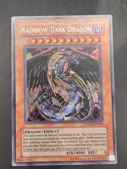 YUGIOH RAINBOW DARK DRAGON SECRET RARE NEAR MINT PTDN-EN003 - Image 1