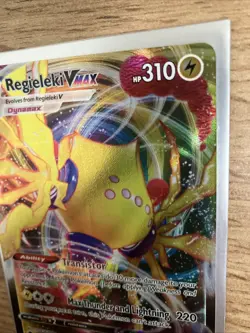Pokemon Card Regieleki VMAX 058/195 SWSH 2022 Silver Tempest Near Mint - Image 4