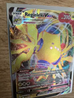 Pokemon Card Regieleki VMAX 058/195 SWSH 2022 Silver Tempest Near Mint - Image 5