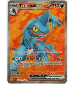 Toxicroak ex 232/198 SV01: Scarlet & Violet Base Set Holo - Pokemon TCG - NM - Image 1