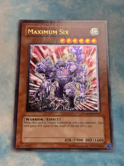 YUGIOH MAXIMUM SIX ULTIMATE RARE EXCELLENT LODT-EN097 - Image 1
