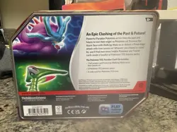 Pokemon Paradox Clash Iron Leaves Tin Promo Sealed New - Image 2