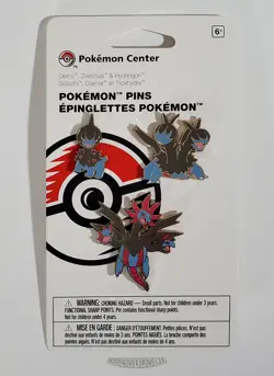 🚦Pokemon Center Enamel Pin : Deino - Zweilous - Hydreigon : Select - New! - Image 1