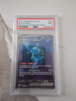 Blastoise ex 200/165 PSA 9 Special Illustration Pokemon 151 Scarlet & Violet TCG - Image 1