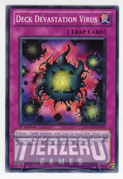 Yugioh SDGU-EN033 Deck Devastation Virus Common 1st Edition LP - Image 1