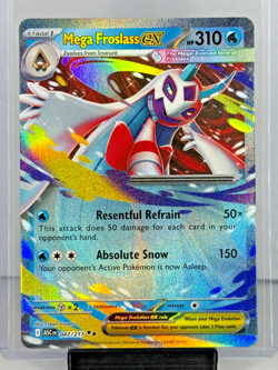 Pokemon TCG: Mega Froslass ex - Double Rare HOLO ME: Ascended Heroes #047/217 NM - Image 1