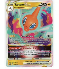 Rotom VSTAR 046/159 Crown Zenith Ultra Rare Holo Pokemon TCG Card NM - Image 1