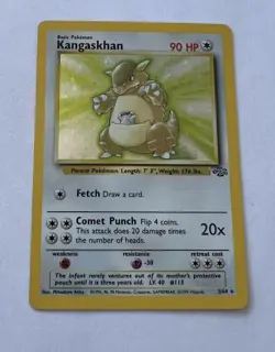 Pokemon TCG Kangaskhan Jungle 5/64 Holo Unlimited Holo Rare - Image 1