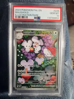 Pokemon TCG Maushold 226/193 Paldea Evolved Illustration PSA 10 - Image 1