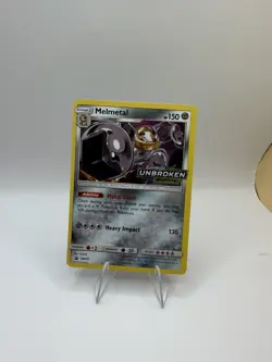Pokemon Melmetal Holo Unbroken Bonds Stamped Prerelease Promo SM181 NM - Image 1
