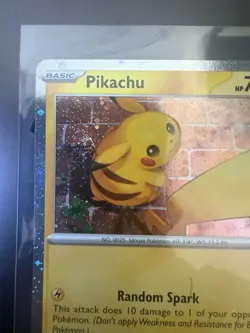 pokemon pikachu 051/162 Promo RARE Swirl Stamped 2026 - Image 1