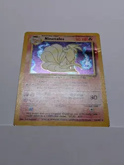 Ninetales 2/102 WOTC Holo Rare Base Set 1999 Pokemon HP/DMG - Image 3
