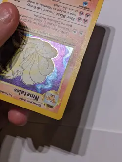 Ninetales 2/102 WOTC Holo Rare Base Set 1999 Pokemon HP/DMG - Image 5