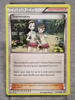 Teammates 141/160 Pokemon TCG XY Primal Clash Uncommon - Image 1